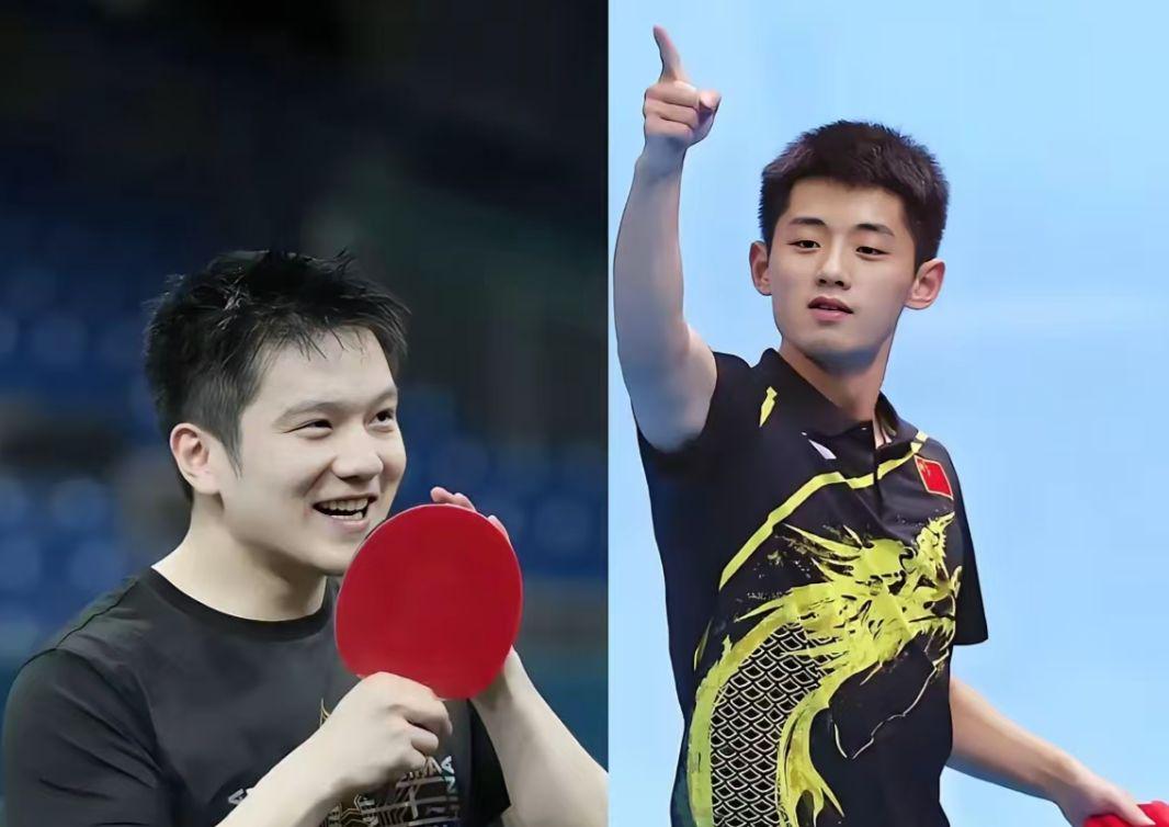 张继科盛赞樊振东：实力太猛，直言想分一个全运会冠军