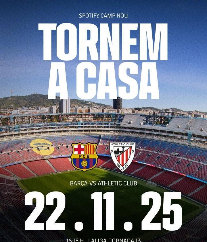 915天等待终结！巴萨官宣回归Spotify诺坎普球场