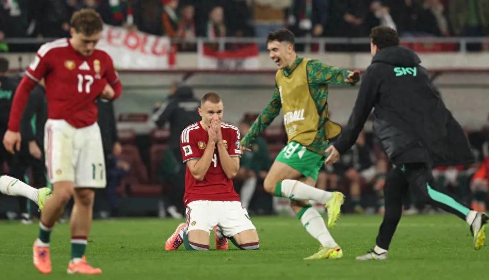 2026世界杯预选赛：爱尔兰压哨绝杀匈牙利，帕罗特帽子戏法惊艳全场