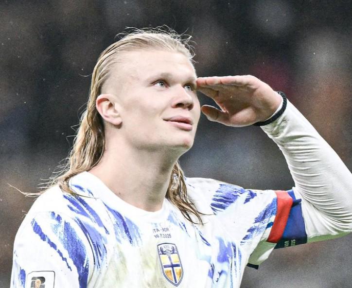 哈兰德创历史：国家队前48场55球，盖德-穆勒后首人