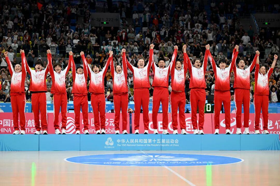 时隔八年再度登顶！广东女篮全运会成年组夺冠全记录