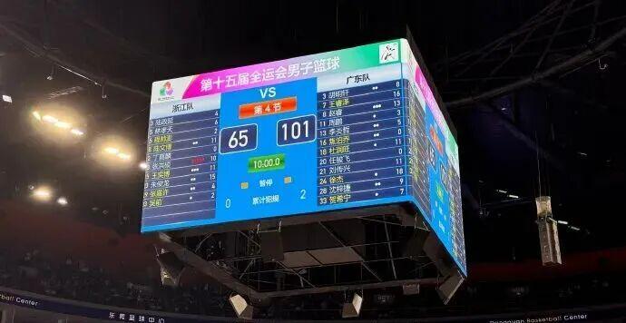 广东男篮六战全胜！时隔12年再夺全运会男篮冠军