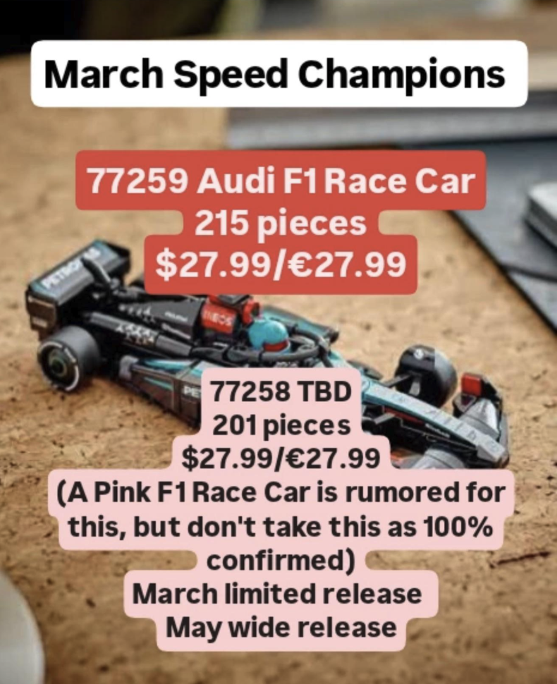 乐高新品速递：极速赛车、世界花园系列及第29季抽抽乐抢先看
