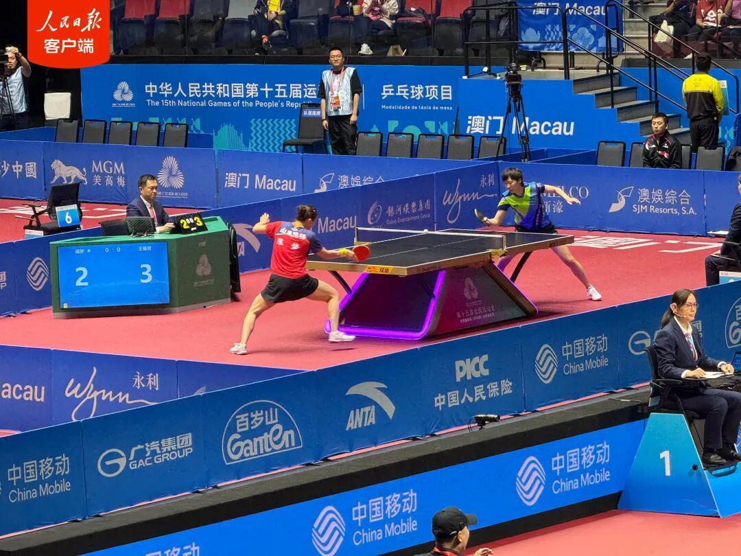 孙颖莎全运会女单决赛再战王曼昱，复仇之战引关注