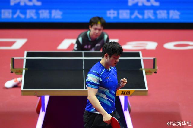 樊振东与王楚钦比赛现场