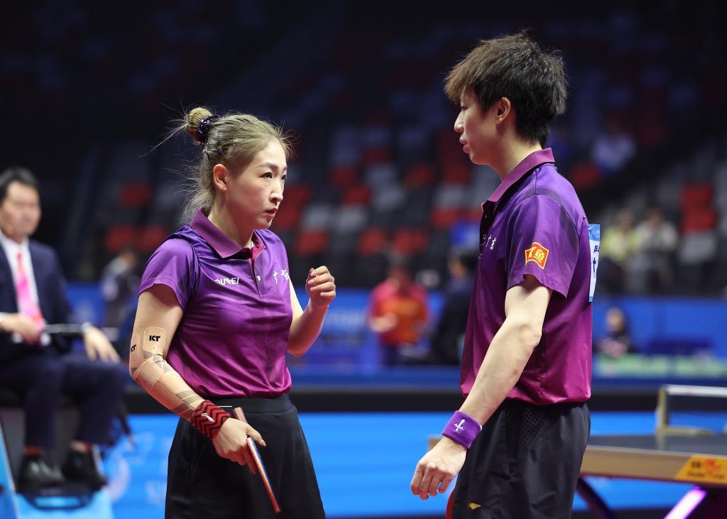全运会乒乓球混双巅峰对决：林高远/刘诗雯“诗与远方”组合夺冠