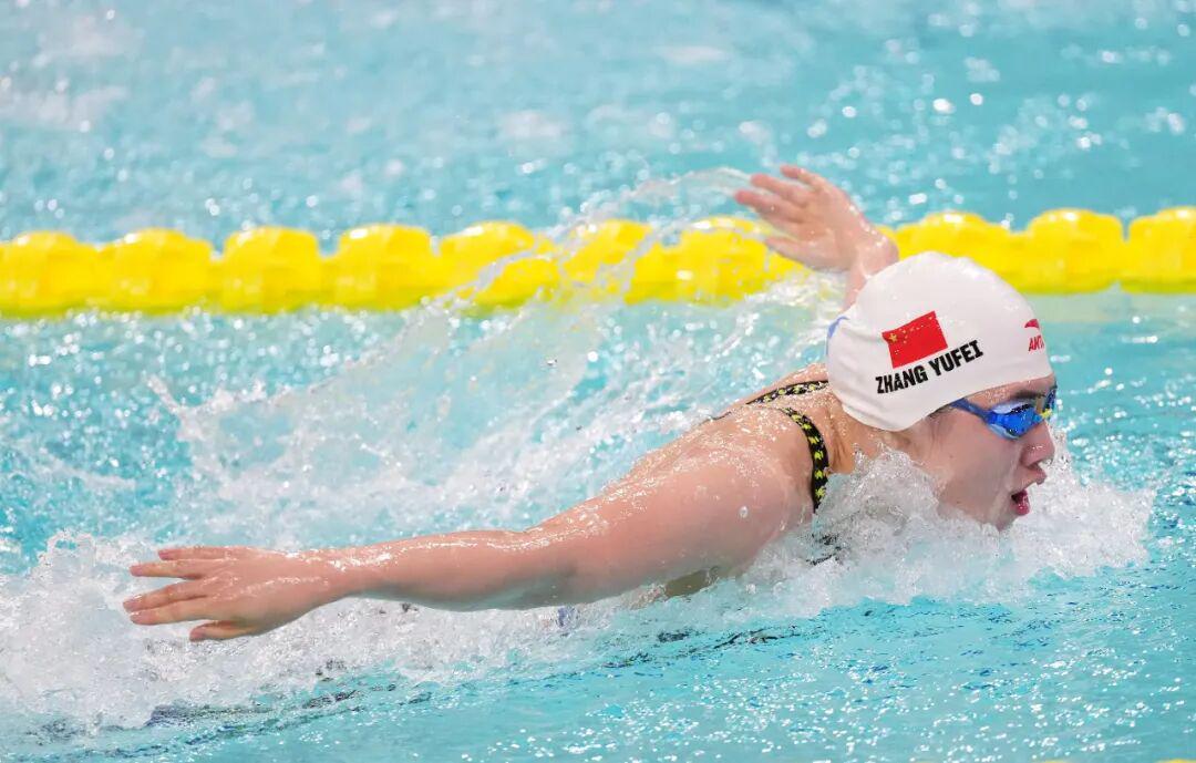 全运会女子200米蝶泳：张雨霏摘铜，陈露颖夺冠