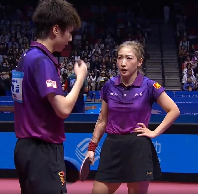 全运会混双半决赛：林高远/刘诗雯4-3惊天逆转晋级决赛