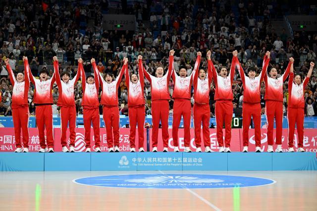 一年两胜四川！广东女篮全运会主场强势夺冠