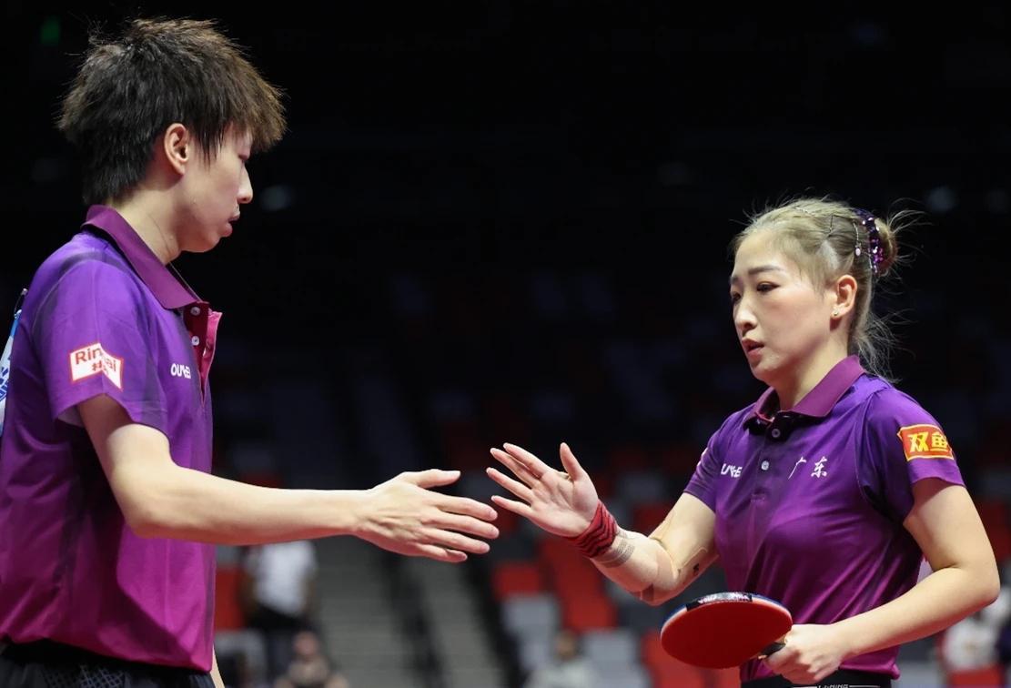 34岁国乒奥运冠军刘诗雯4-3惊天逆转，全运会混双决赛冲两连冠