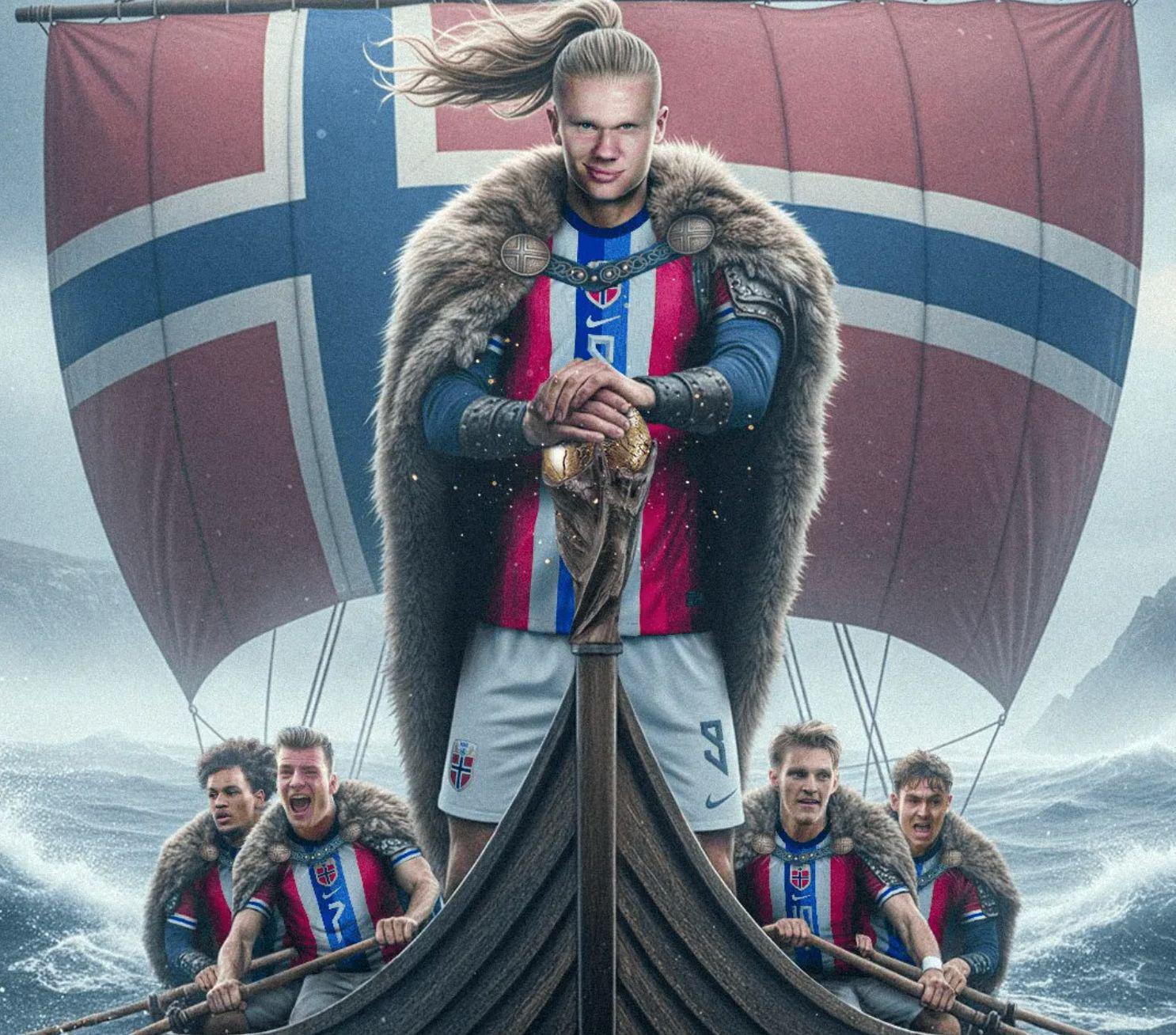 苦等27载！挪威8连胜强势晋级世界杯，哈兰德厄德高终圆梦