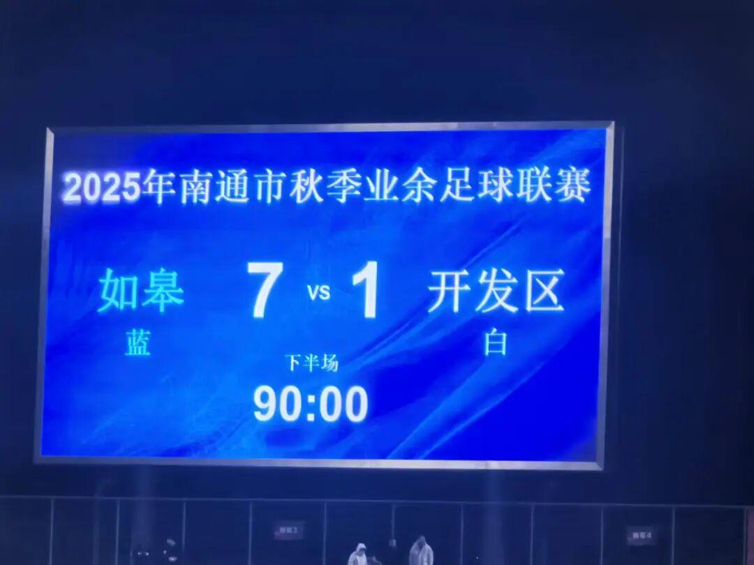 如皋队33号球员郝一鸣带球突破