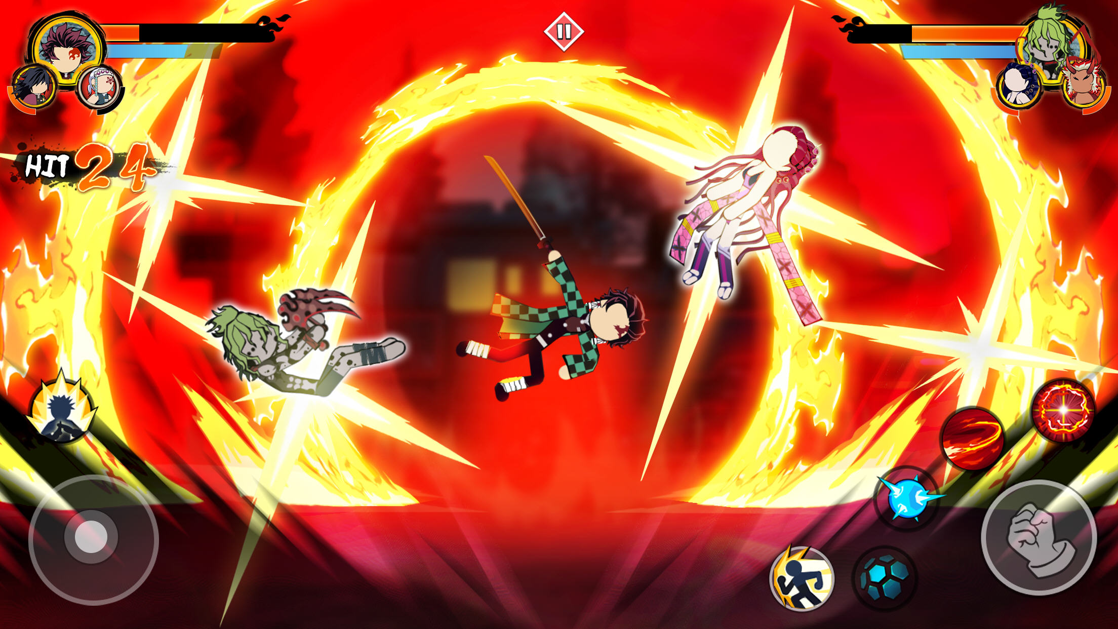 火柴人鬼灭之刃无限金币版