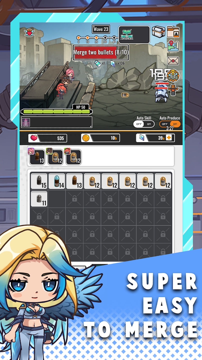 子弹少女防御无限金币版