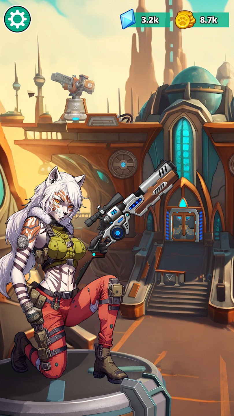毛茸茸的狙击手无限金币版(Furry Sniper)