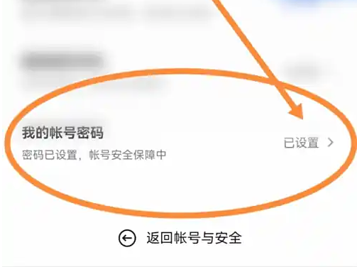 密码设置入口