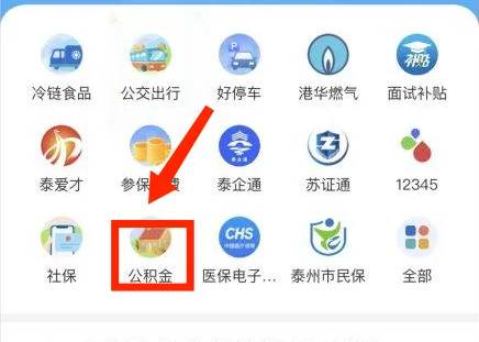 泰州通APP我的服务界面