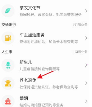 豫事办养老退休入口