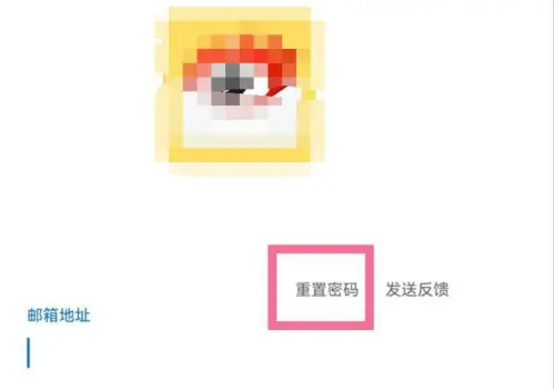 新浪邮箱APP重置密码界面