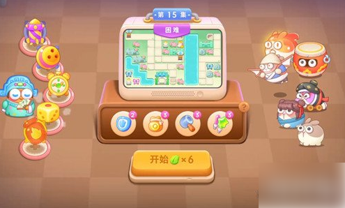 保卫萝卜4梁波波与祝秋秋第15关通关攻略：保龄球与骰子完美搭配