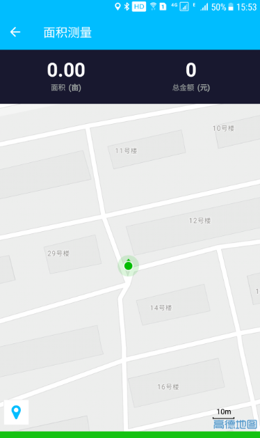 环绕测面积界面